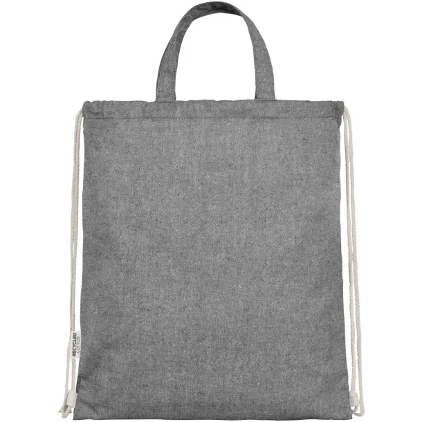 Pheebs 150 g/m² Aware™ drawstring bag Heather black