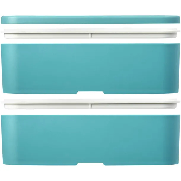 MIYO Renew double layer lunch box Reef blue Reef blue