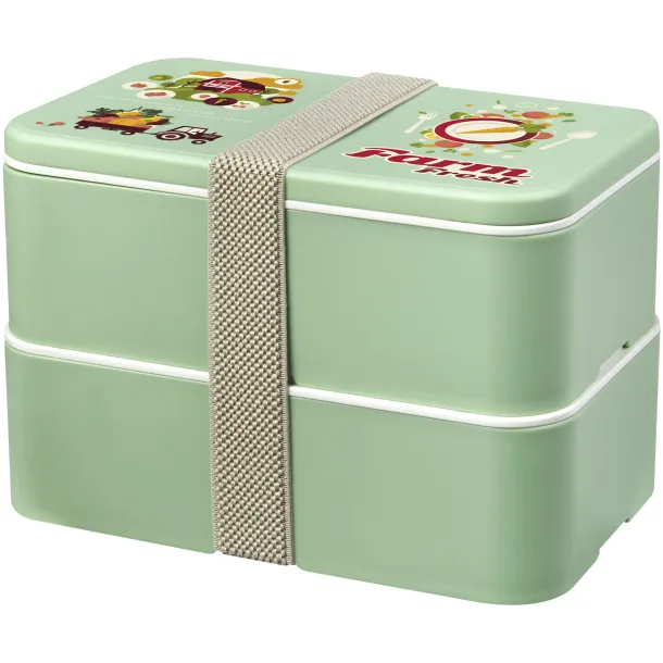 MIYO Renew double layer lunch box Seaglass green Seaglass green