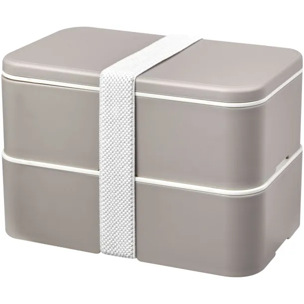 MIYO Renew dvoslojna kutija za ručak, 2 x 700 ml Pebble grey Pebble grey