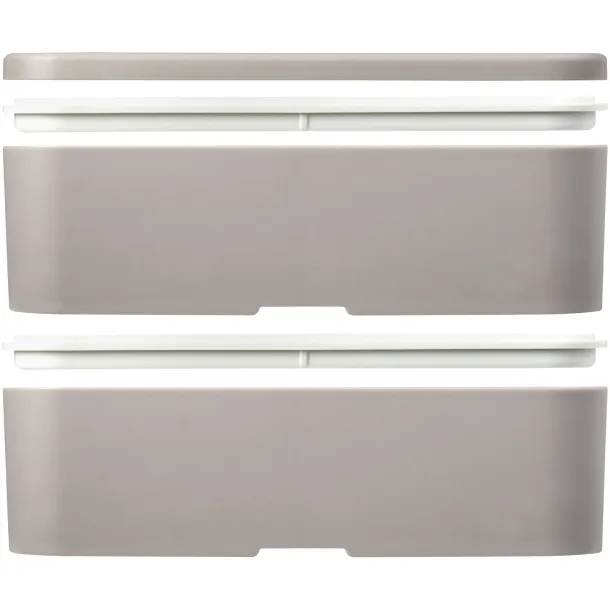 MIYO Renew dvoslojna kutija za ručak, 2 x 700 ml Pebble grey Pebble grey