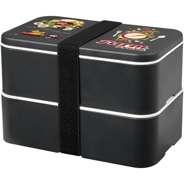 MIYO Renew double layer lunch box Granit Granit