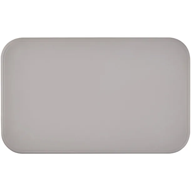 MIYO Renew double layer lunch box Pebble grey Ivory white