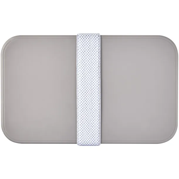 MIYO Renew double layer lunch box Pebble grey Off white