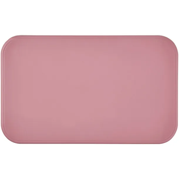 MIYO Renew double layer lunch box Pink Ivory white
