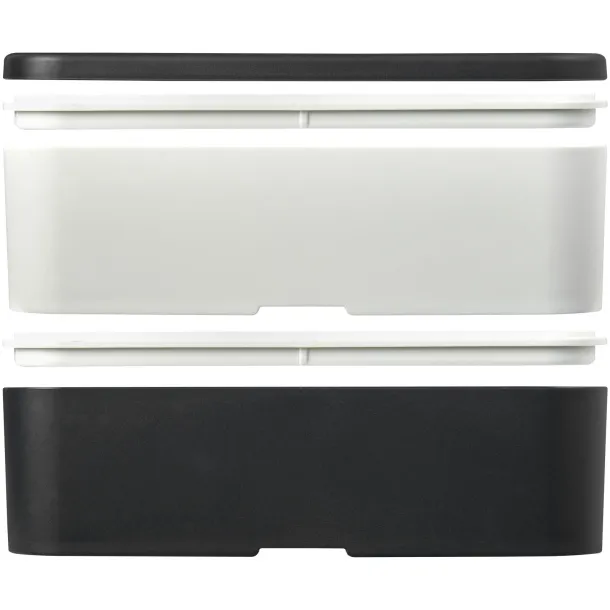 MIYO Renew dvoslojna kutija za ručak Granit Off white