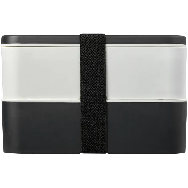 MIYO Renew dvoslojna kutija za ručak, 2 x 700 ml Granit Off white