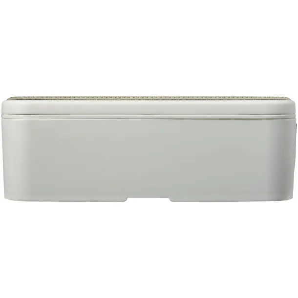 MIYO Renew single layer lunch box Off white Pebble grey