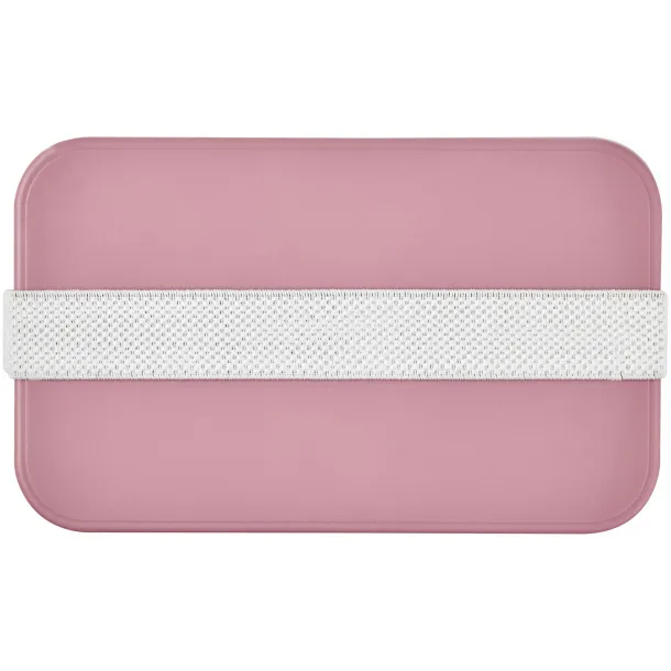 MIYO Renew single layer lunch box Transparent pink White