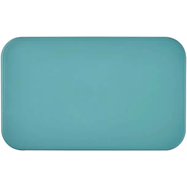 MIYO Renew single layer lunch box Reef blue White