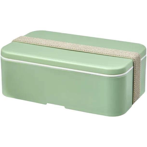 MIYO Renew single layer lunch box Seaglass green Pebble grey