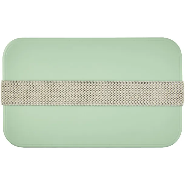 MIYO Renew single layer lunch box Seaglass green Pebble grey