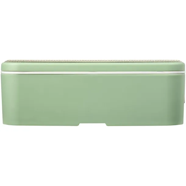MIYO Renew single layer lunch box Seaglass green Pebble grey