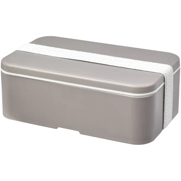 MIYO Renew single layer lunch box Pebble grey White