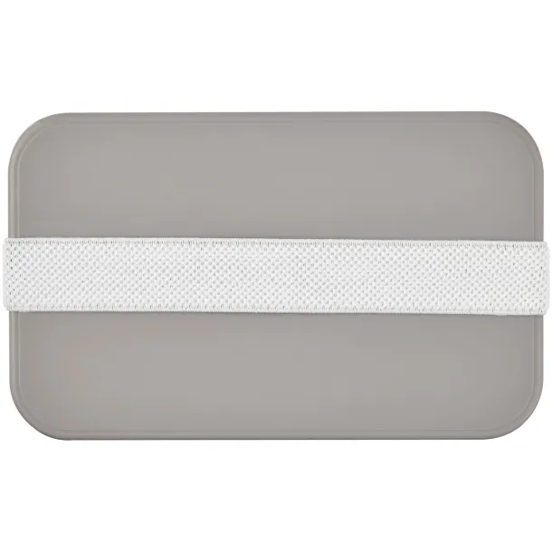MIYO Renew single layer lunch box Pebble grey White