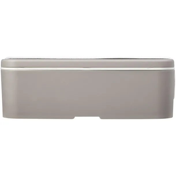 MIYO Renew single layer lunch box Pebble grey White
