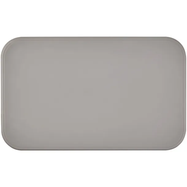 MIYO Renew single layer lunch box Pebble grey White
