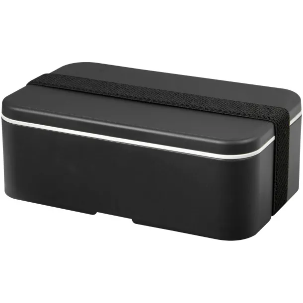MIYO Renew single layer lunch box Granit Solid black