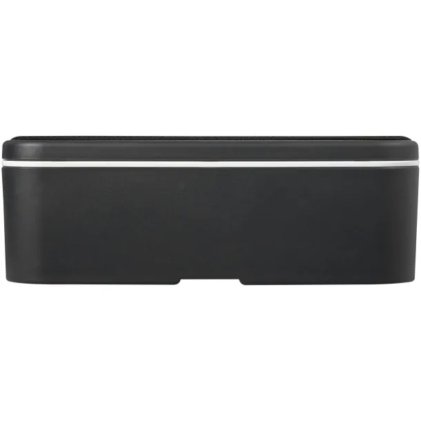 MIYO Renew single layer lunch box Granit Solid black