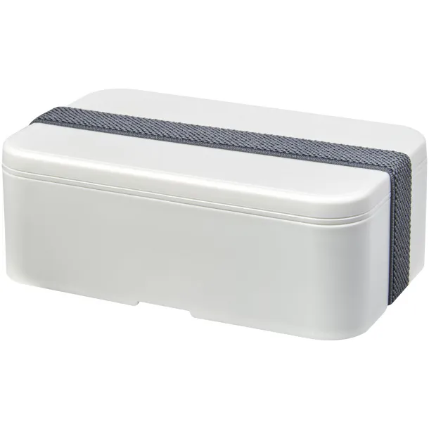 MIYO Renew single layer lunch box Ivory white Grey