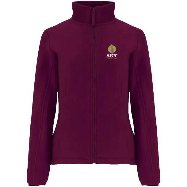 Artic women's full zip fleece jacket - Roly Garnet