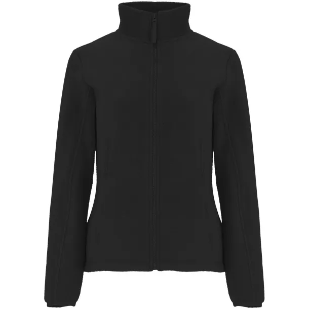 Artic women's full zip fleece jacket - Roly Solid black