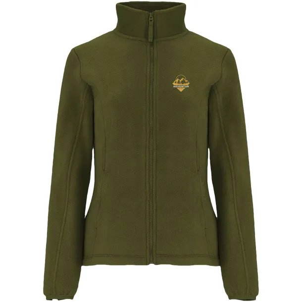 Artic women's full zip fleece jacket - Roly Pine Green