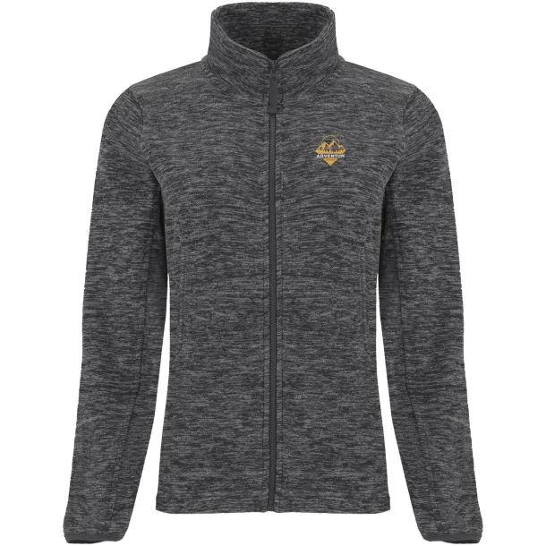 Artic women's full zip fleece jacket - Roly Heather black