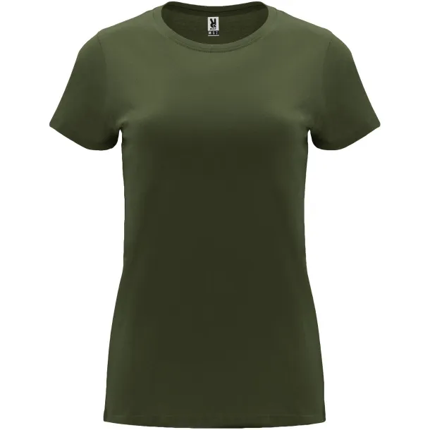 Capri short sleeve women's t-shirt - Roly Venture Green