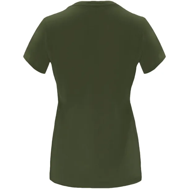 Capri short sleeve women's t-shirt - Roly Venture Green