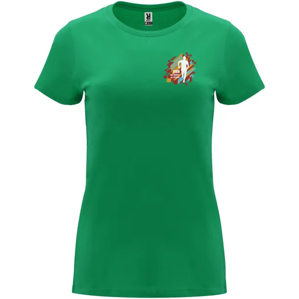 Capri short sleeve women's t-shirt - Roly Kelly zelena