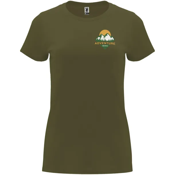 Capri ženska majica kratkih rukava, 170 g/m² - Roly Militar Green