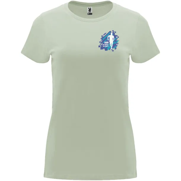 Capri ženska majica kratkih rukava, 170 g/m² - Roly Mist Green