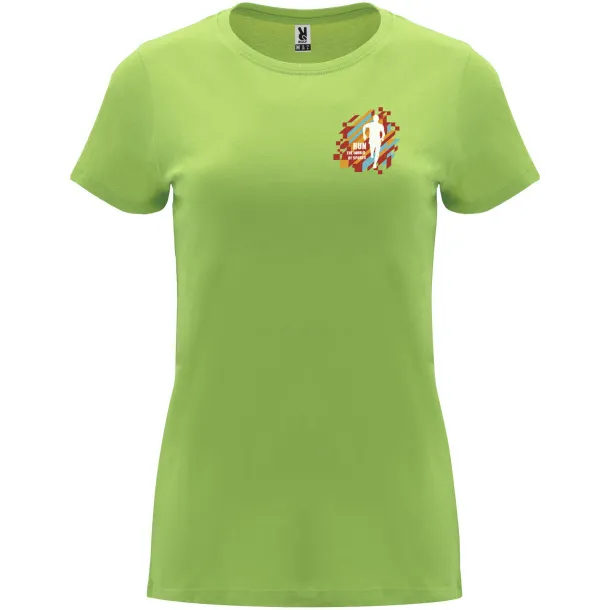 Capri short sleeve women's t-shirt - Roly Oasis Green