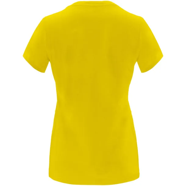 Capri short sleeve women's t-shirt - Roly Yellow