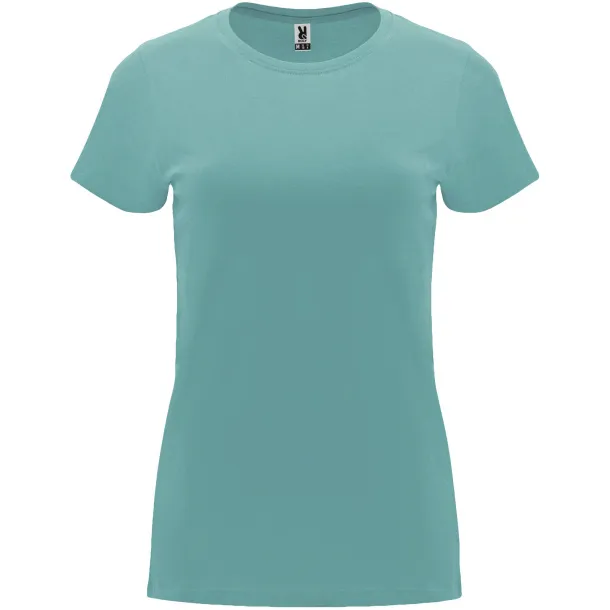Capri short sleeve women's t-shirt - Roly Dusty Blue