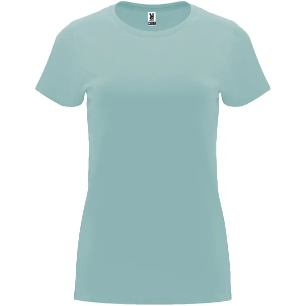 Capri ženska majica kratkih rukava, 170 g/m² - Roly Washed Blue