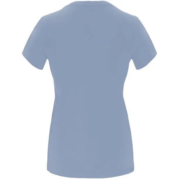 Capri short sleeve women's t-shirt - Roly Zen Blue