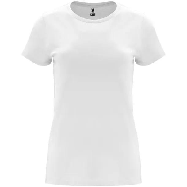 Capri short sleeve women's t-shirt - Roly White