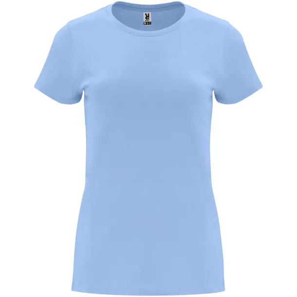 Capri short sleeve women's t-shirt - Roly Sky blue