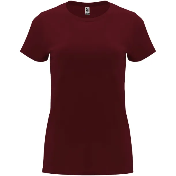 Capri ženska majica kratkih rukava, 170 g/m² - Roly Garnet