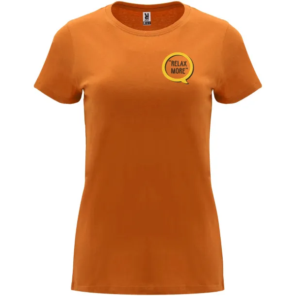 Capri short sleeve women's t-shirt - Roly Orange
