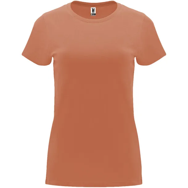 Capri short sleeve women's t-shirt - Roly Greek Orange