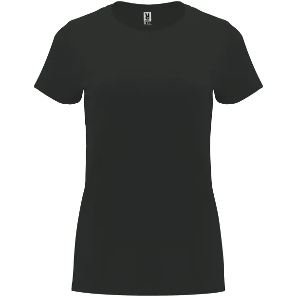 Capri short sleeve women's t-shirt - Roly Dark Lead