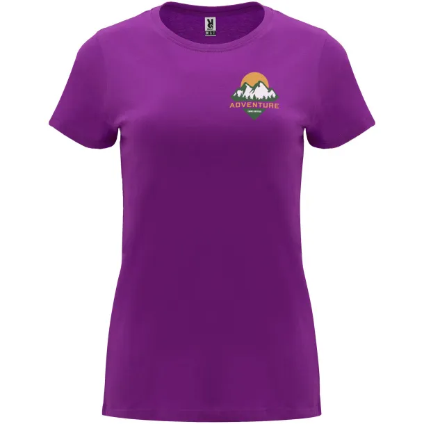 Capri short sleeve women's t-shirt - Roly Purple