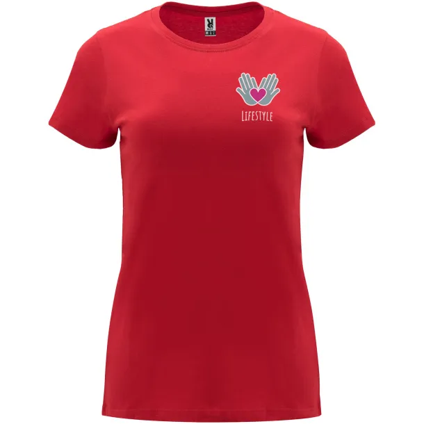 Capri short sleeve women's t-shirt - Roly Red