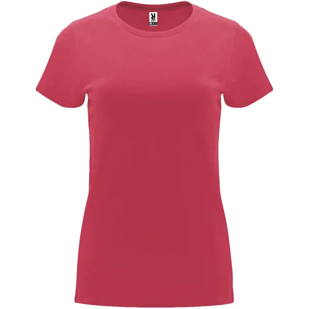 Capri short sleeve women's t-shirt - Roly Chrysanthemum Red