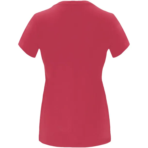 Capri short sleeve women's t-shirt - Roly Chrysanthemum Red