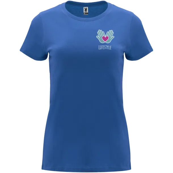 Capri short sleeve women's t-shirt - Roly Royal blue