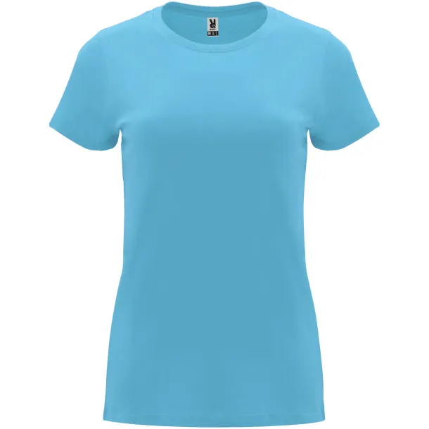 Capri short sleeve women's t-shirt - Roly Turquois